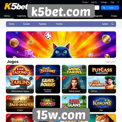 Opções de jogos disponíveis no k5bet